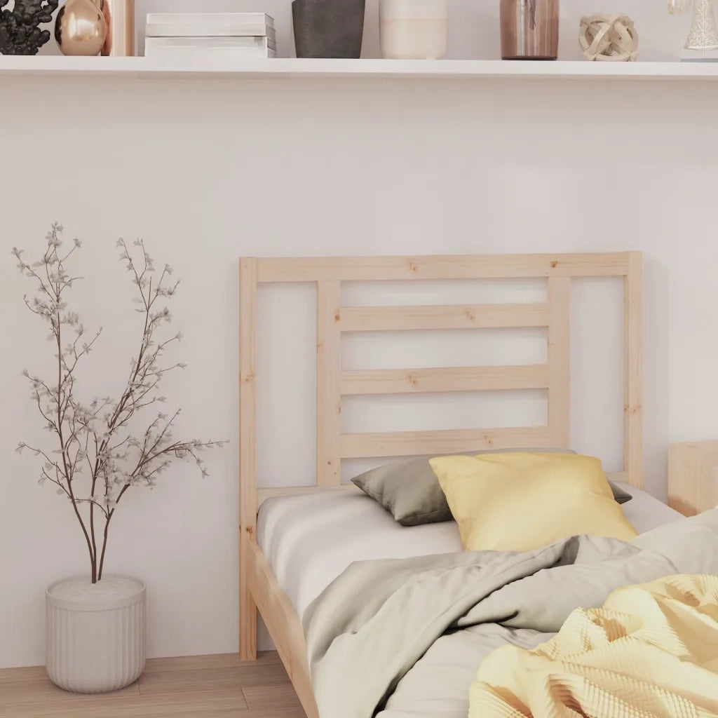 Testiera | Testata per Letto 96x4x100 cm in Legno Massello di Pino