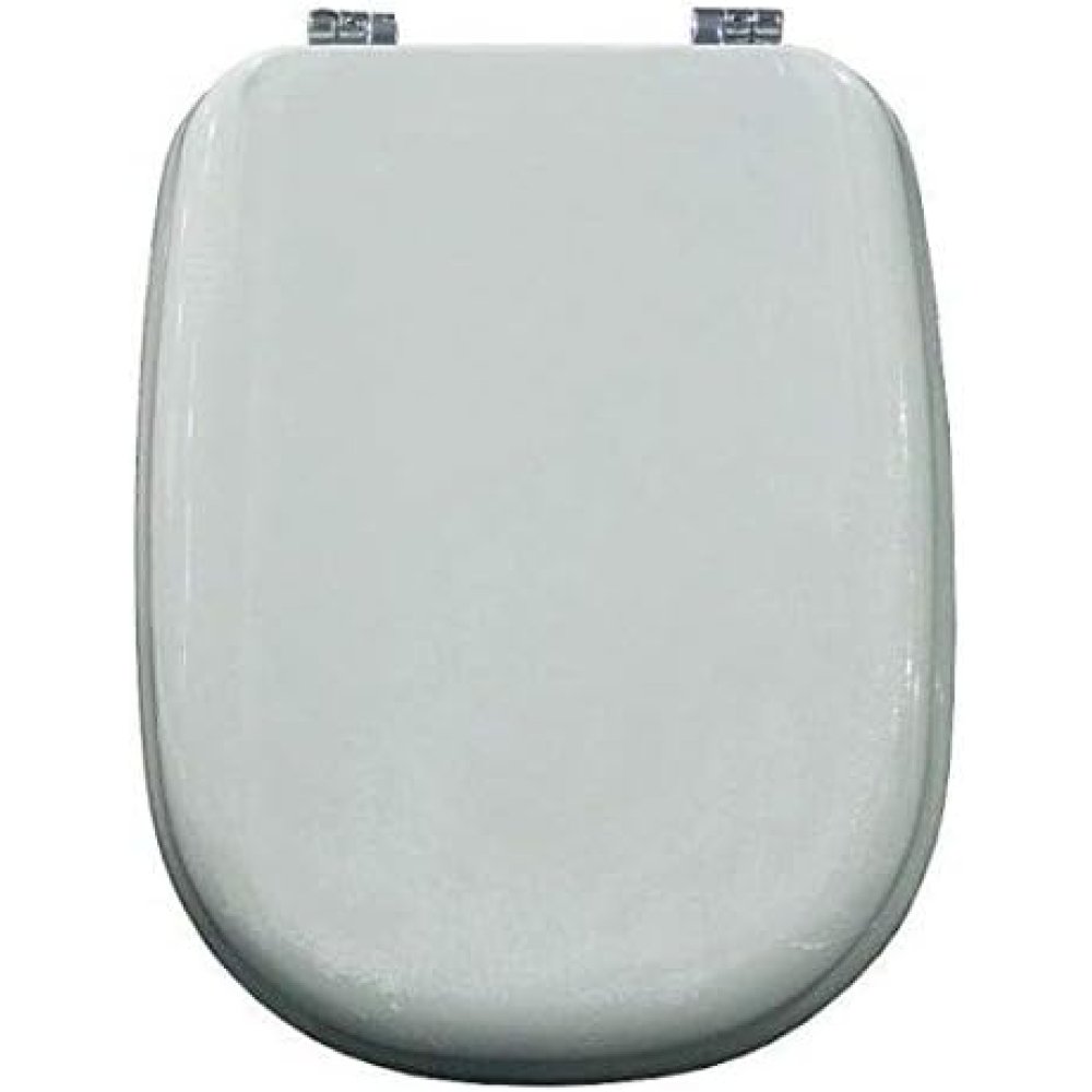 Copriwater ideal standard tesi bianco euro cerniera cromo-sedile