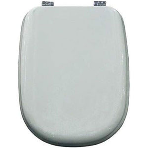 Copriwater ideal standard tesi bianco euro cerniera cromo-sedile