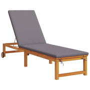 Lettino da Lettino sole | Sdraio da giardino | Lettino da sole Marrone 202 x 53 x 89 cm