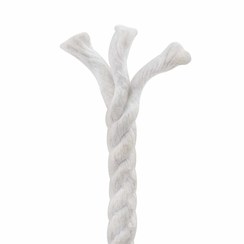 Corda di Cotone 6 mm 100 m Bianco 100% Cotone 42011850