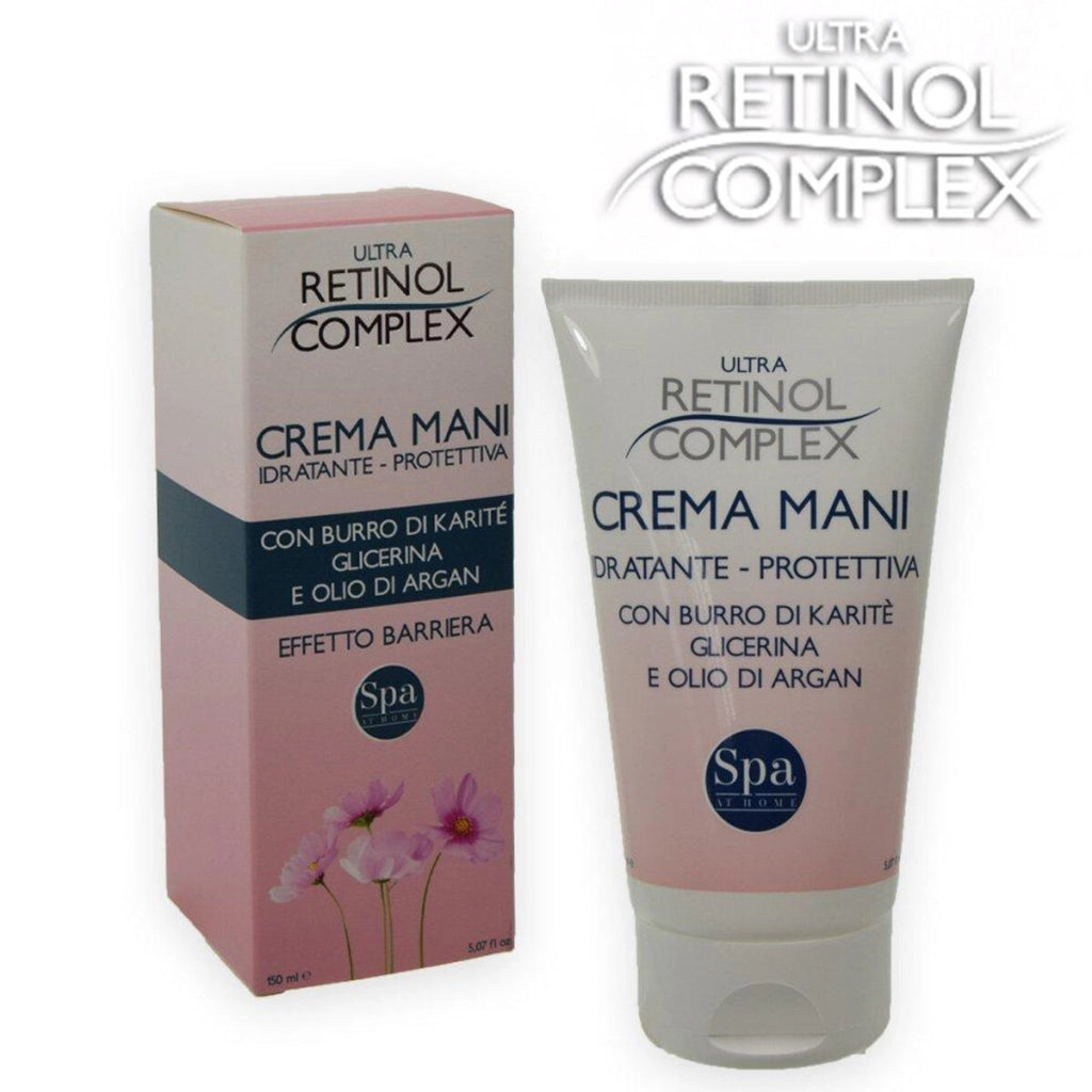RETINOL COMPLEX CREMA MANI EFFETTO BARRIERA BURRO DI KARITÈ OLIO DI ARGAN 150ML