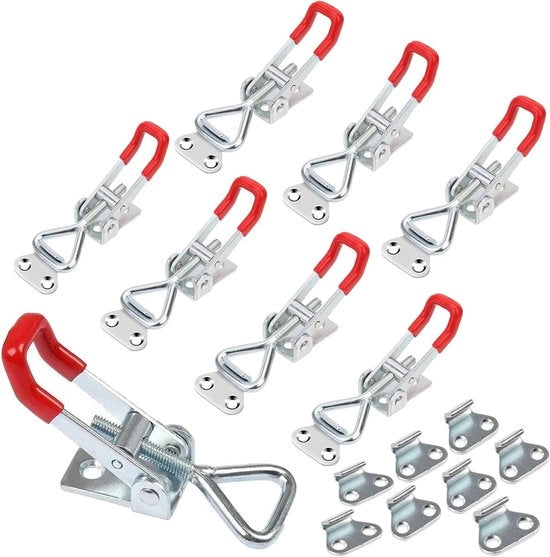 Fermo Porta 100 kg - Chiusura Adattabile - Blocco di Sicurezza - Fermo per Porte - Fermo per Cassetti - Inox - Chiusura