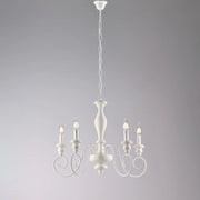 Lampadario shabby in legno e ferro 55x60