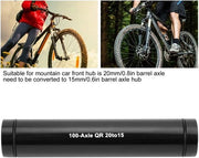 Adattatore Hub per Bicicletta - Conversione Asse 20mm in 15mm - Leggero e Sostenibile - Adattatore Stecca Hub per Bicicletta - Adatto per Mountainbike