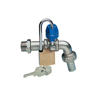 Rubinetto portagomma a sfera con lucchetto