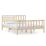 Letto matrimoniale | Letto per adulti | Giroletto in Legno Massello 160x200 cm