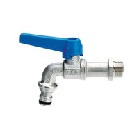 Rubinetto portagomma a sfera ekomatic con innesto rapido