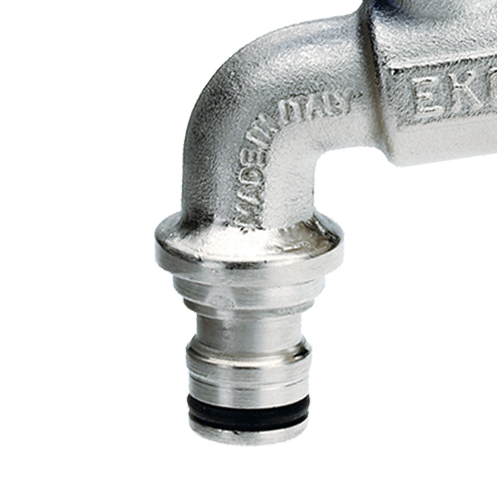 Rubinetto portagomma a sfera ekomatic con innesto rapido