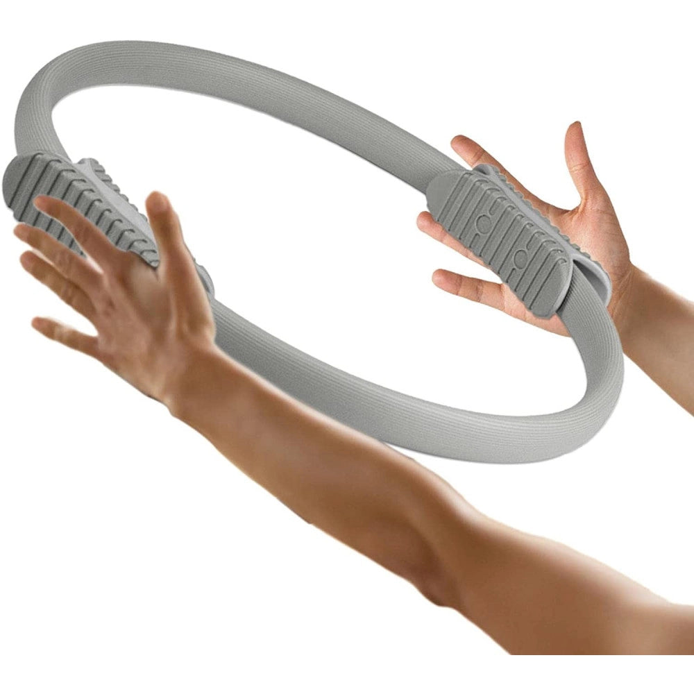 Trade Shop - Cerchio Fitness Anello Ring Pilates Magic Circle Anello Yoga Doppia Presa Power -