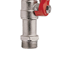 Rubinetto portagomma a sfera idrobric