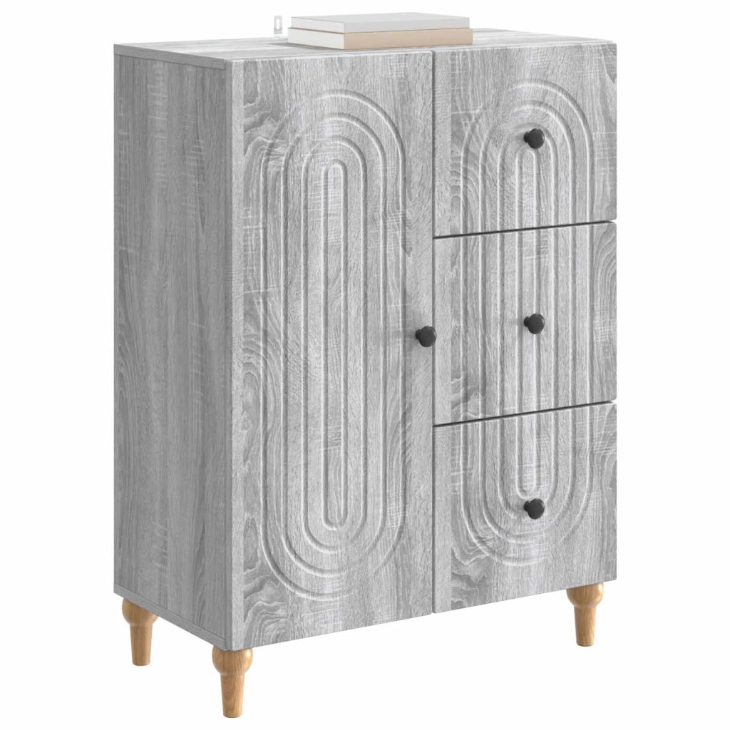 Credenza Grigio Sonoma 66 x 34,5 x 90 cm Legno ingegnerizzato