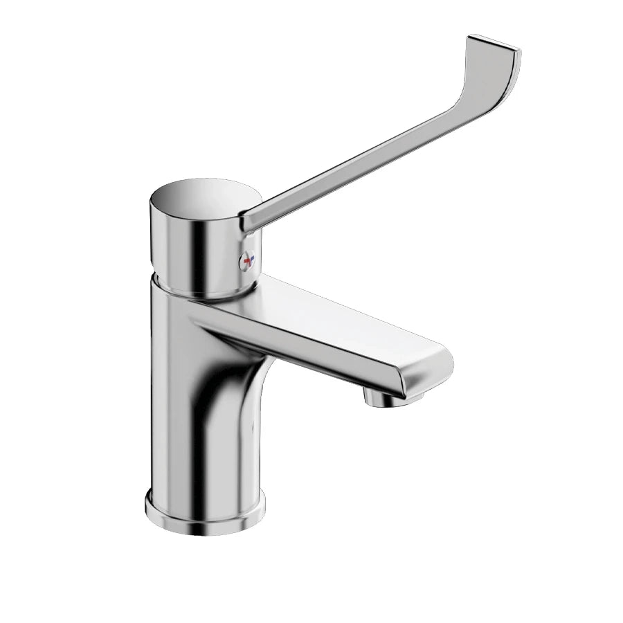 Miscelatore monocomando lavabo TIEMM cromo leva clinica