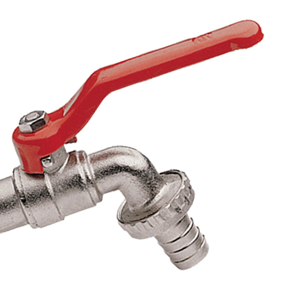 Rubinetto portagomma a sfera idrobric