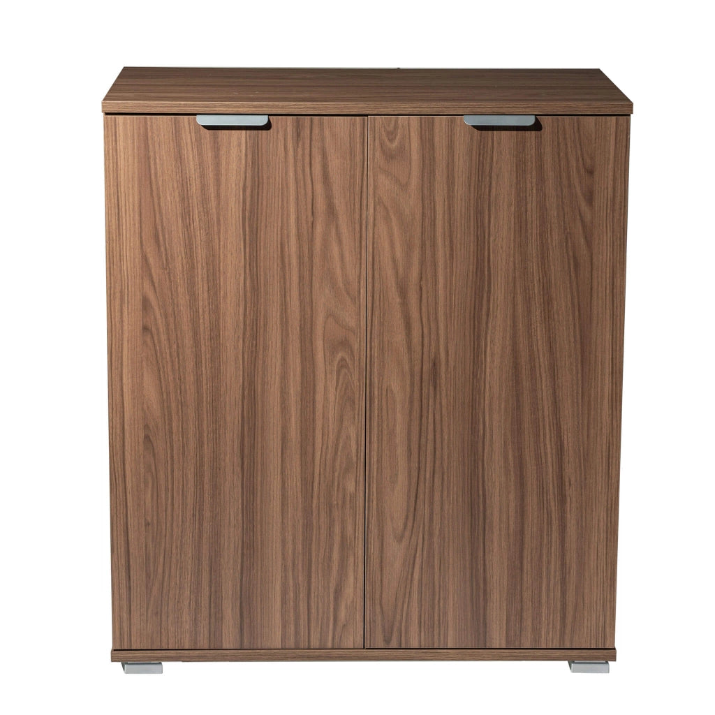 Armadietto da Bagno con 2 ante in Legno Composito cm 75x38x85 - PAUL