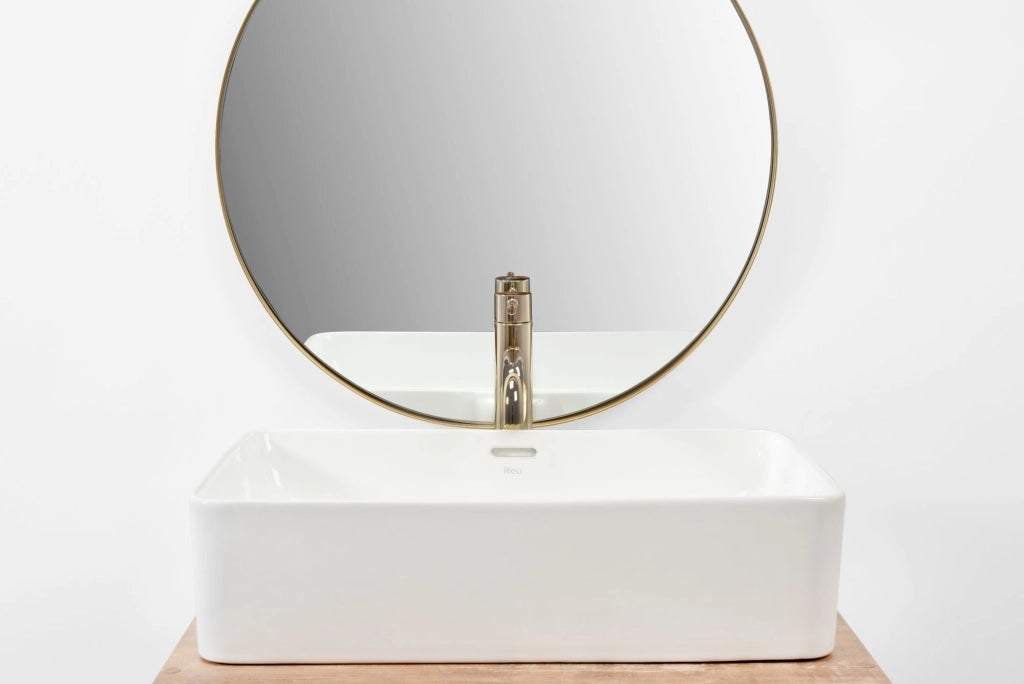 Lavabo Da Appoggio Rea Berta 55 White
