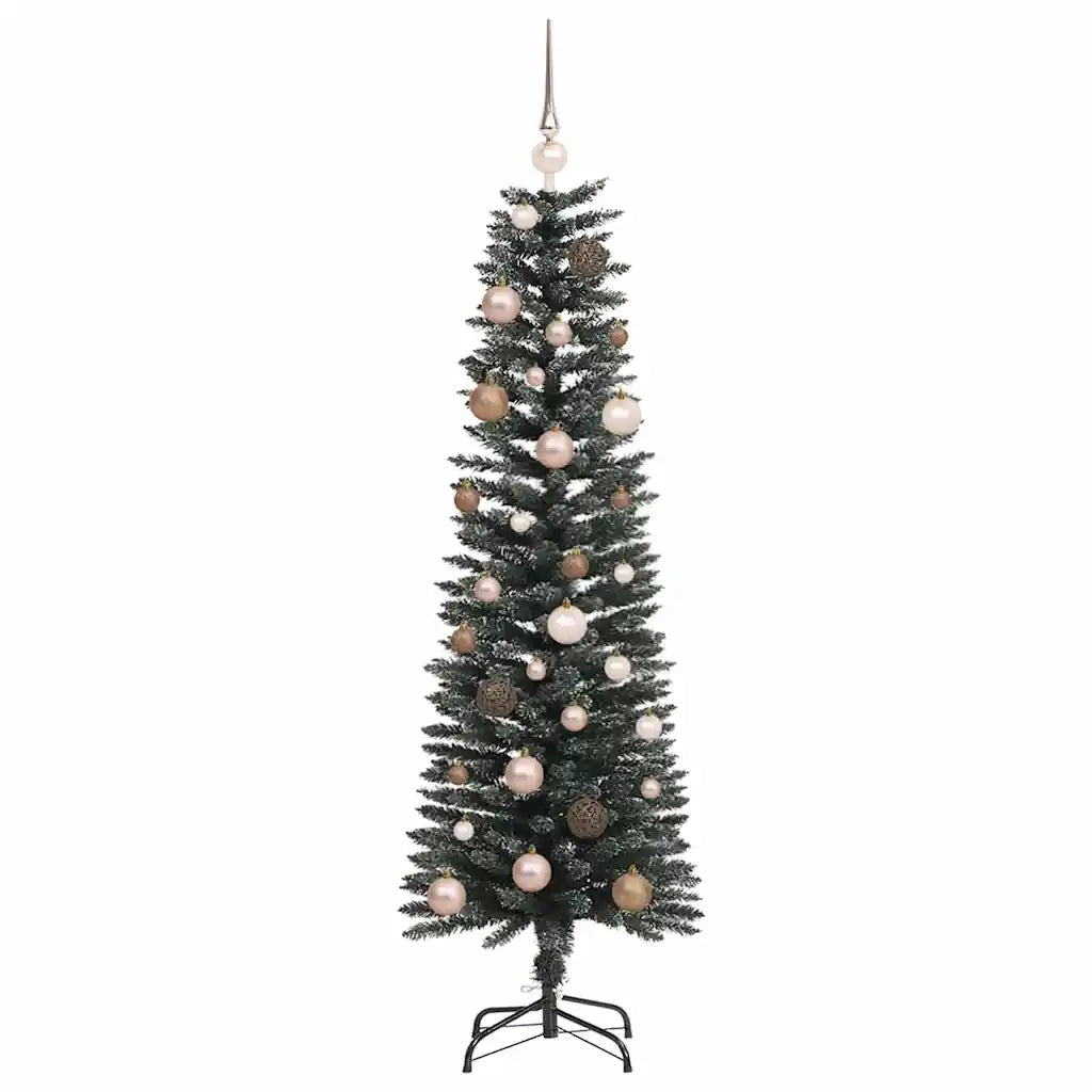 Albero di Natale | Decorazioni natalizie artificiale con 150 LED Verde 150 cm