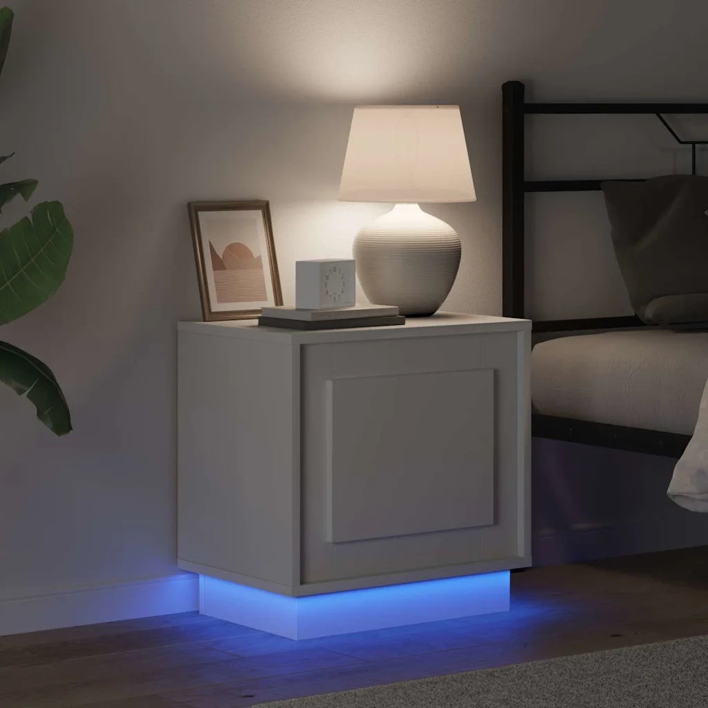 Armadio da Notte Bianco 44 x 34,5 x 45 cm Legno multistrato 869562