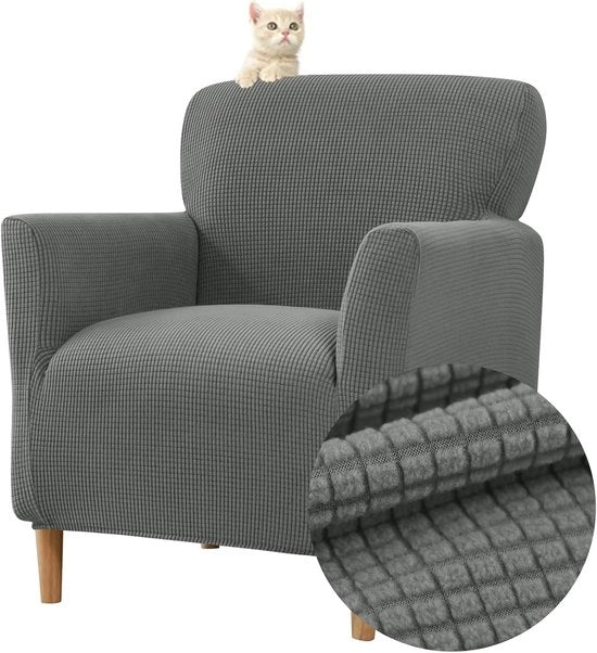 Hoe per divano e poltrona - hoes reclinabile per sedie - 1 pezzo - grigio - jacquard