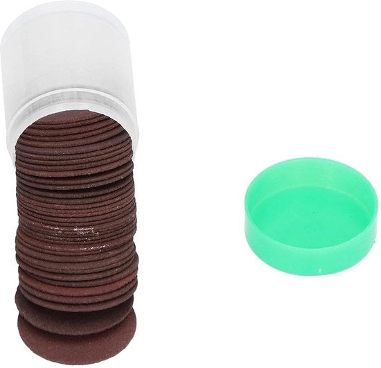 Set di abrasivi per porte 36 pezzi - Dischi abrasivi per verniciatura - Taglio di metallo/plastica - Mini abrasivi per porte - Materiale di alta qualità - Lunga durata - Set di dischi abrasivi