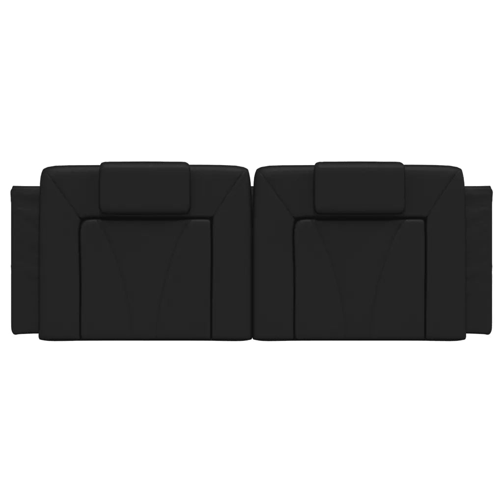 Cuscino Testiera Viana Nero 140 cm in Similpelle CFW8120327