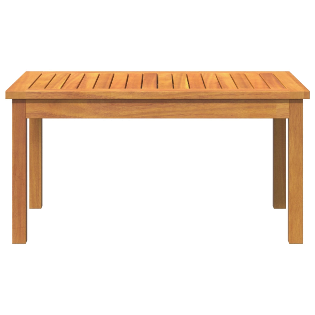 Tavolino  75x40x38 cm in legno massello di acacia