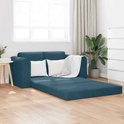vidaXL Divano letto Blu 148 x 71 x 83 cm Velluto