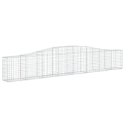 Cesto Gabbione ad Arco 400x30x60/80 cm Ferro Zincato
