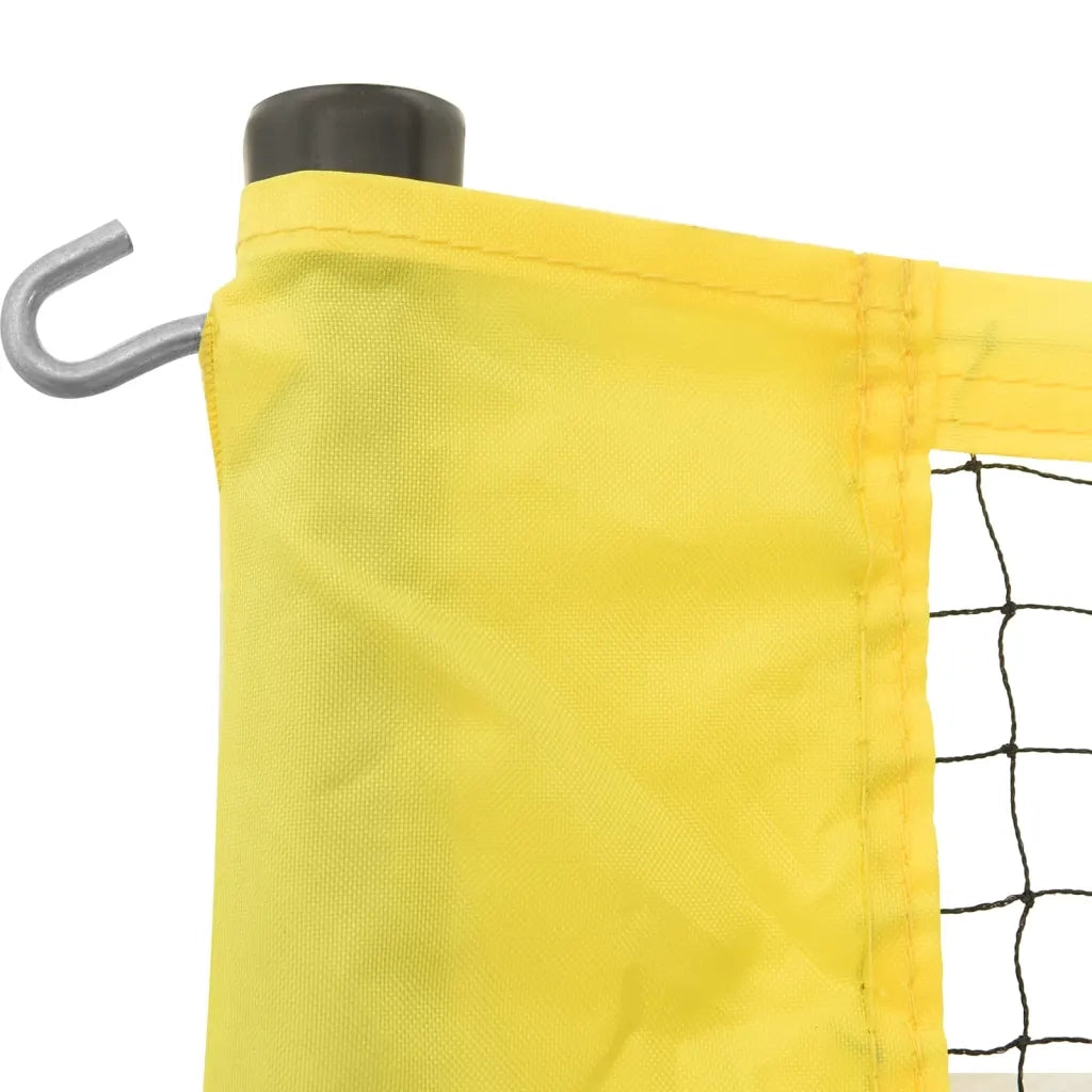 Rete da Pallavolo Gialla e Nera 823x244 cm Tessuto PE 93744