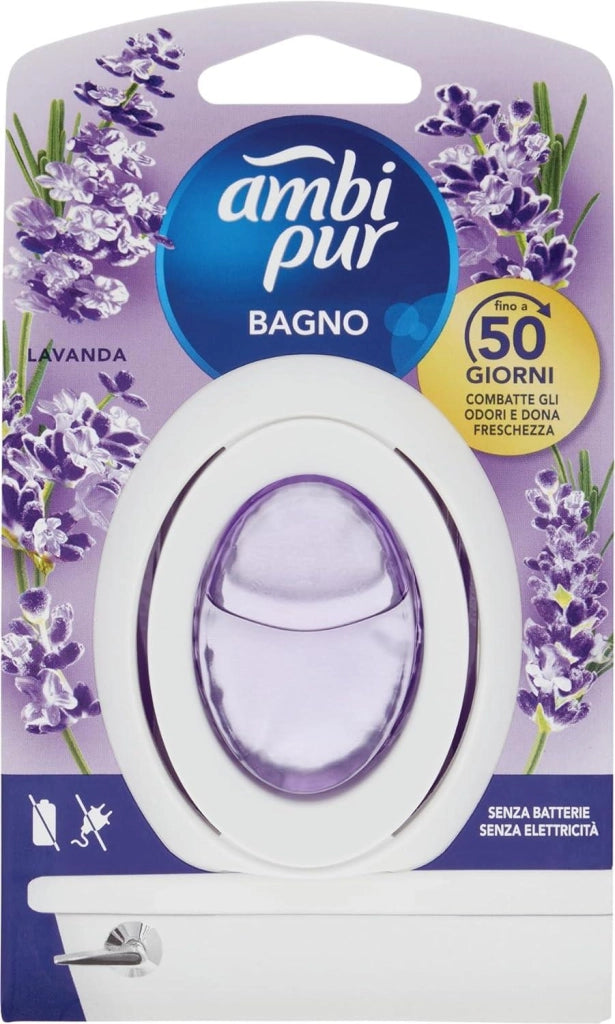 AMBIPUR PROFUMATORE BAGNO ALLA LAVANDA COMBATTE GLI ODORI FINO A 50 GIORNI