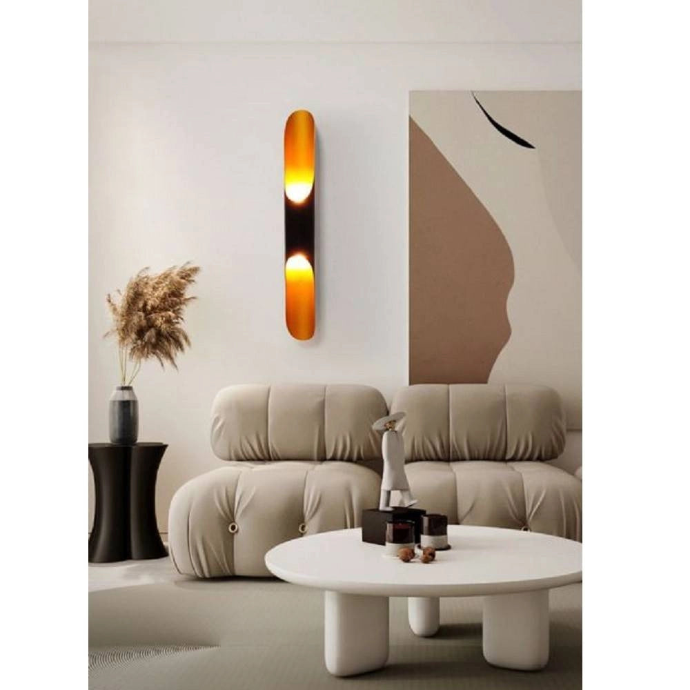 Trade Shop - Applique Da Muro Lampada Da Parete Moderno Attacco 2xg9 Ip20 Bianco O Nero Aq44 -
