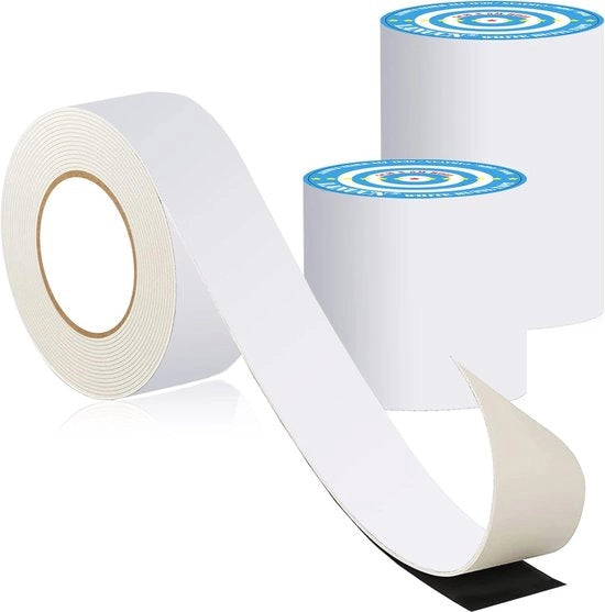 Tape butilico impermeabile per caravan - Bianco - Kit di riparazione per perdite - 10 cm x 5 m - Esterno