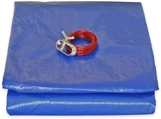 Copertura circolare per piscina - 6.20m - con rete di scarico - alta qualità
