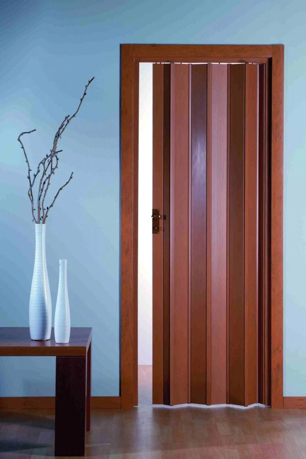 Porta soffietto da Interno 83x210cm in pvc color noce