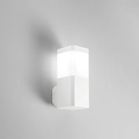 APPLIQUE FOCUS BIANCA SQUADRATA 1 LUCE ATTACCO GU10 IP65 10X13X24CM