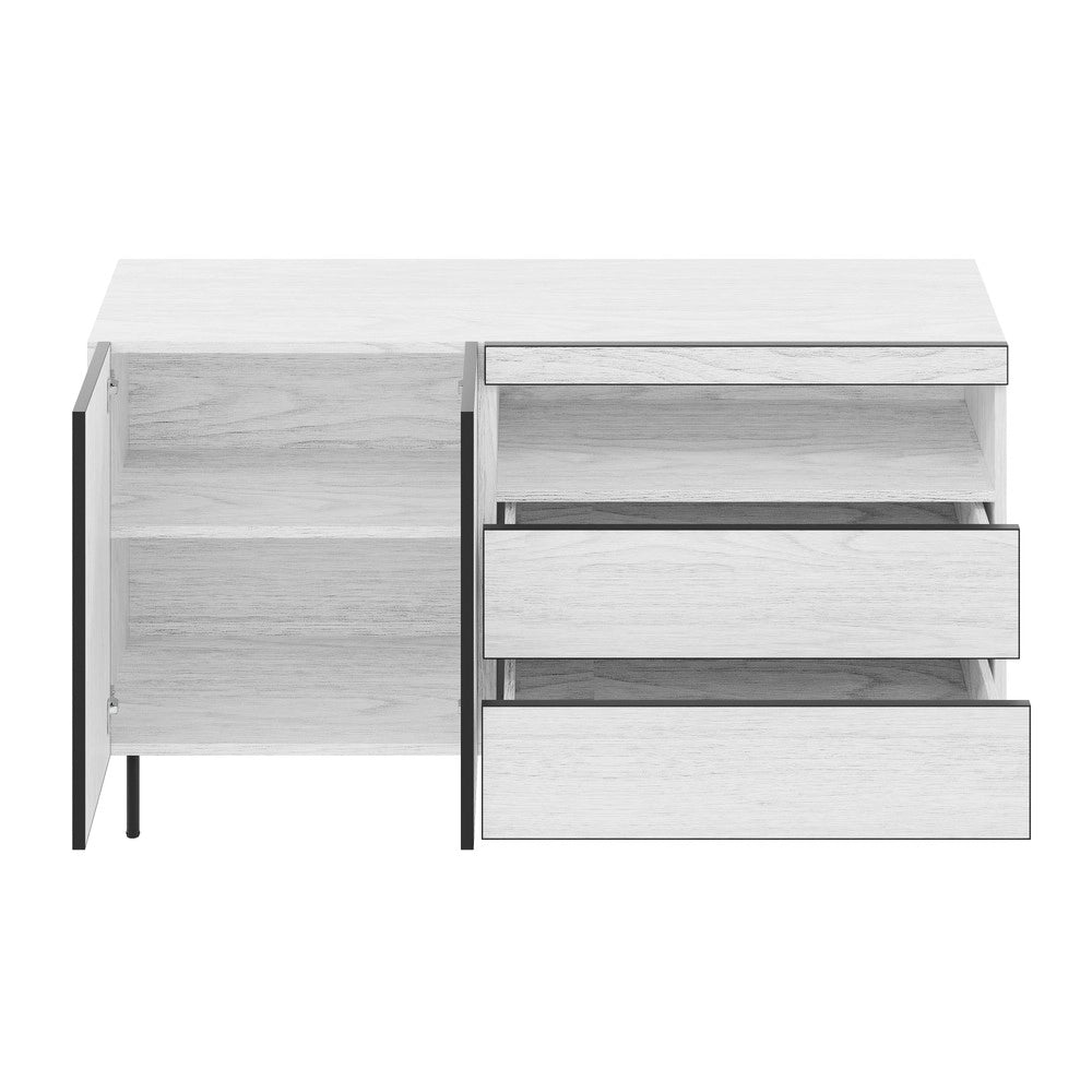 Cassettiera Mobile Soggiorno ¨C MINIMAL ¨C Legno, Ante, Cassetti, Ripiani