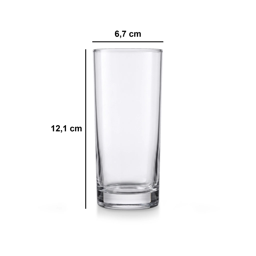 Patemo, Bicchieri set da 6 200 ml, Trasparente