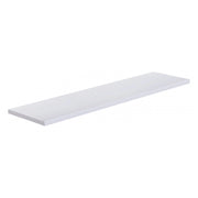 Mensola da Muro, Scaffale Legno, Mensola da Parete, Bianco, 96x23,7x2,3 cm - Smart