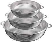 Kit di preparazione pastasciutta, 3 pezzi, composto da una spremifrutta con manico e una cucchiaio per pastasciutta, adatto per frutta e riso.