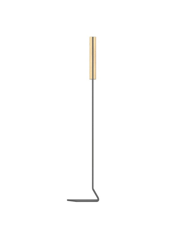 Set attrezzi per camino 3 pezzi in acciaio e legno - Set 6 L