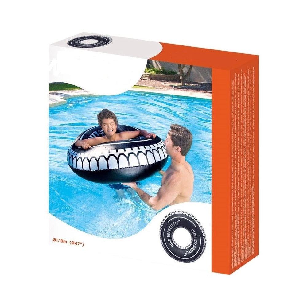 Trade Shop - Ciambella Gonfiabile Con Maniglie Forma Di Ruota Grande 119 Cm Gonfiabili -