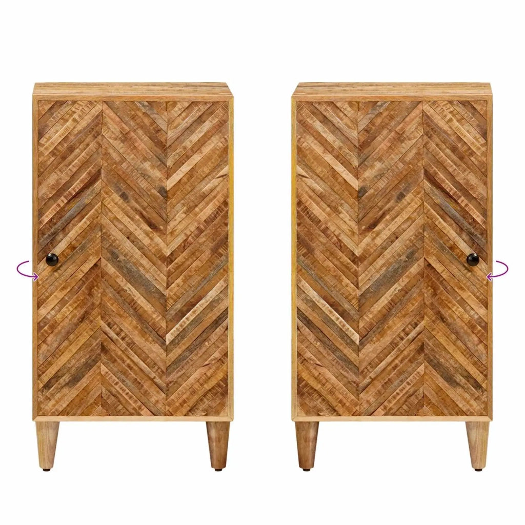 Armadi di Stoccaggio con porta Marrone 40 x 33,5 x 75 cm CFW5838297