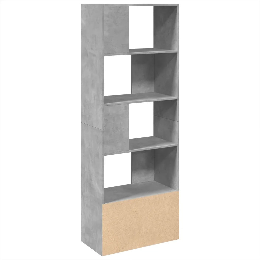 Libreria Grigio Cemento 70x36x189 cm in Legno Multistrato 3295320