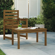 Tavolo da Giardino Ambra 82,5x50,5x45 cm Legno Massello Pino