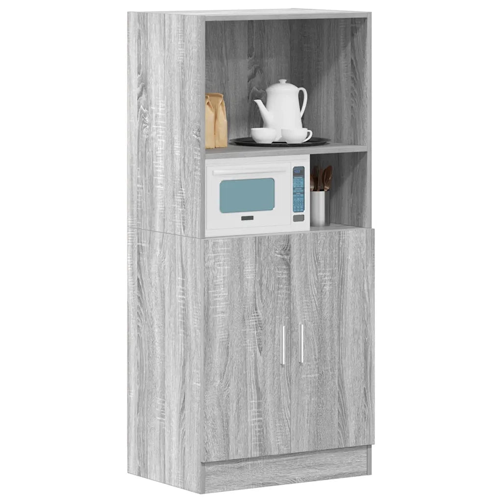 Pensile da cucina | Armadietto Cucina Grigio Sonoma 57x41,5x131,5 cm in Truciolato