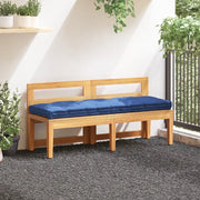Cuscino per Pallet e Pavimento in Cotone 120x40x7 cm Blu Chiaro 48687