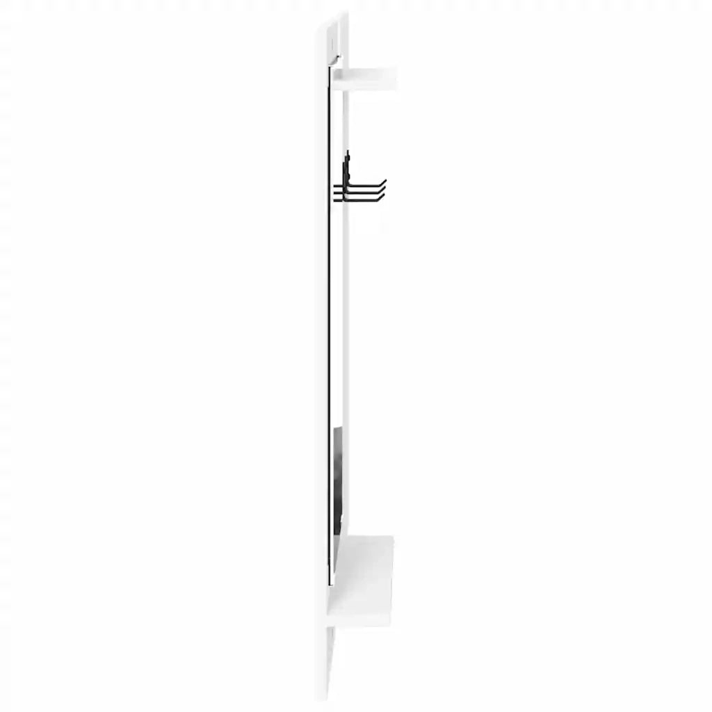 Appendiabiti a muro Bianco 70 x 10 x 90 cm Legno multistrato CFW8365366