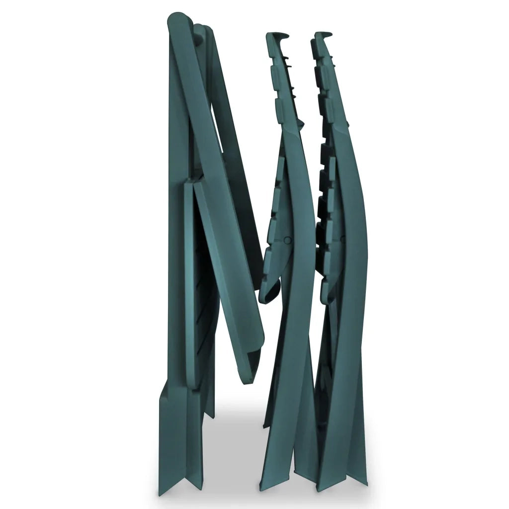 Set da Bistrot 3 pz Pieghevole in Plastica Verde cod mxl 35371