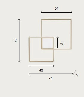 PLAFONIERA DOWEL SILVER LED 3000K 60W 3749LM 75CM DIMMERABILE