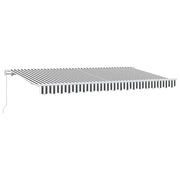Tenda da Sole | Tenda Retrattile Antracite 400 x 200 cm Tessuto